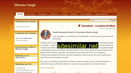 dharmasangh.fr alternative sites