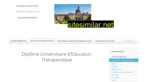 diabetologie-formation.fr alternative sites