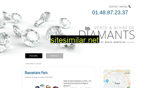 Diamantaireparis similar sites