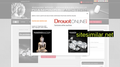 diamondsauction.fr alternative sites