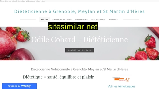 dieteticienne-grenoble.fr alternative sites