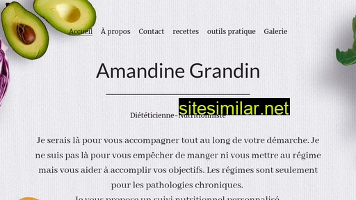 dieteticienne-nutritionniste-amandinegrandin.fr alternative sites
