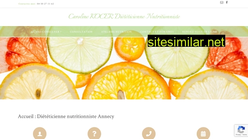Dietetiqueannecy similar sites
