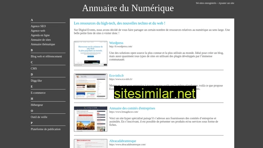 digitalevents.fr alternative sites