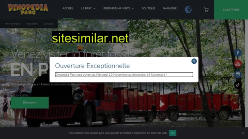 dinopedia-parc.fr alternative sites