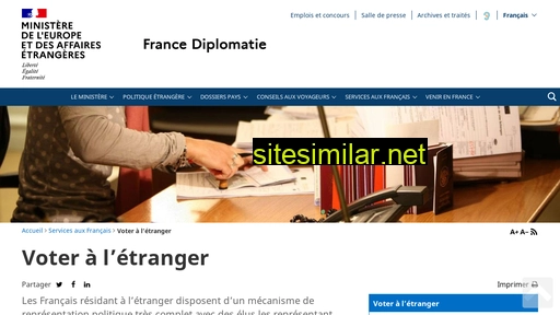 diplomatie.gouv.fr alternative sites
