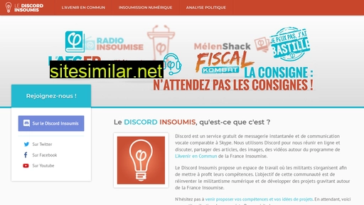 discord-insoumis.fr alternative sites