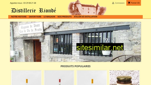 distillerie-rionde.fr alternative sites