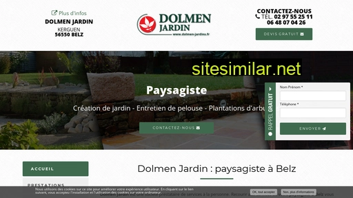 Dolmen-jardins similar sites