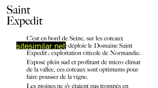 Domaine-saint-expedit similar sites