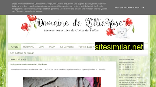domainedelillierose.fr alternative sites
