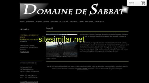 domainedesabbat.fr alternative sites