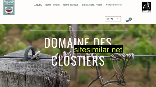 domainedesclostiers.fr alternative sites