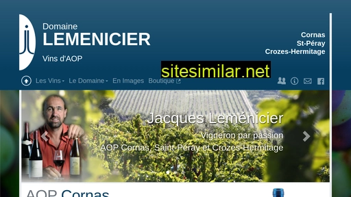 domaine-lemenicier.fr alternative sites