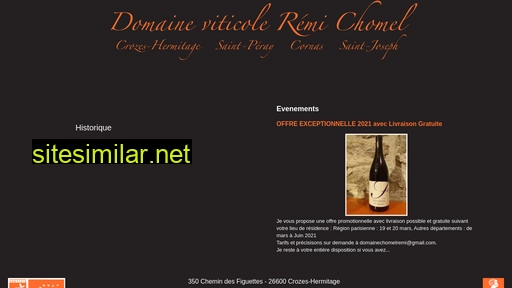 domaine-remi-chomel.fr alternative sites
