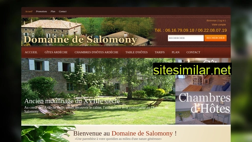 domaine-salomony-ardeche.fr alternative sites