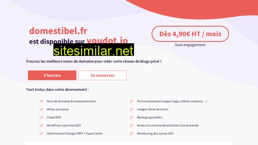 domestibel.fr alternative sites
