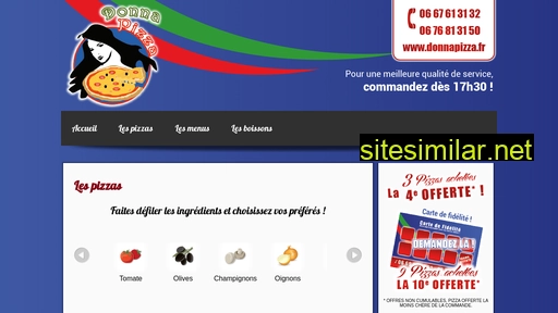 donnapizza.fr alternative sites