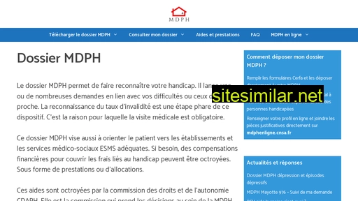 dossier-mdph.fr alternative sites