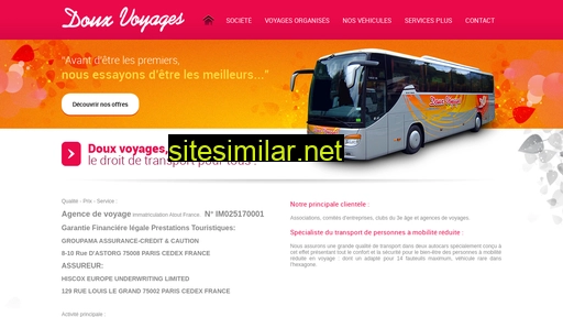 douxvoyages.fr alternative sites