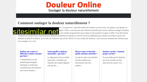 douleur-online.fr alternative sites