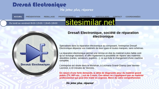 dresan-electronique.fr alternative sites