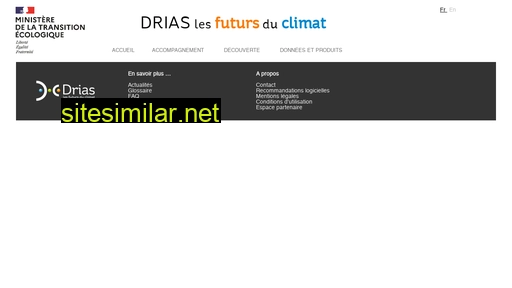 drias-climat.fr alternative sites