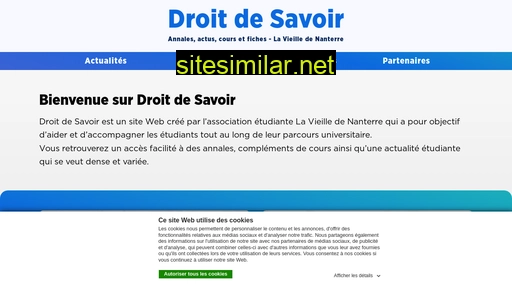 droitdesavoir.fr alternative sites
