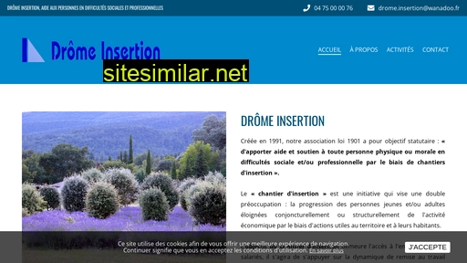 dromeinsertion.fr alternative sites