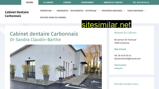 dr-sandra-claudin-barthe-chirurgien-dentiste.fr alternative sites