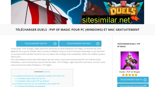 duelschampions.fr alternative sites