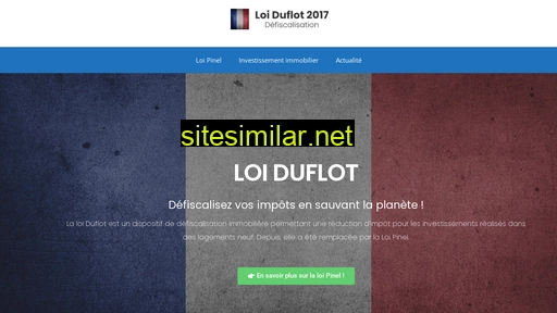 Duflot2017 similar sites