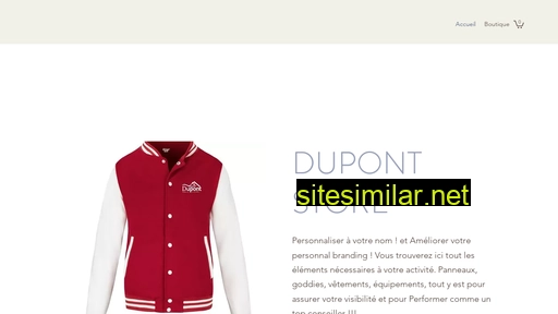 dupontstore.fr alternative sites