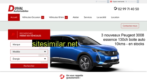 duval-automobiles.fr alternative sites