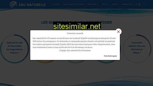 eau-naturelle.fr alternative sites