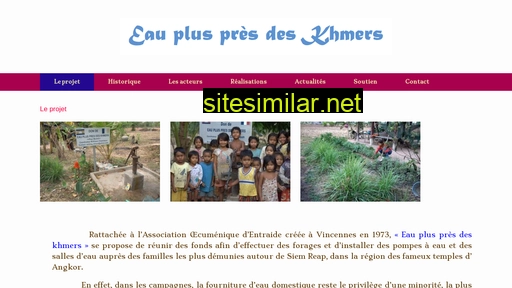 eau-khmers.fr alternative sites
