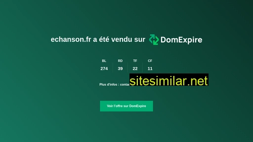 echanson.fr alternative sites