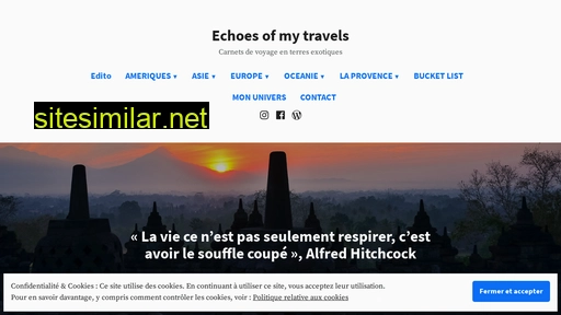 echoesofmytravels.fr alternative sites