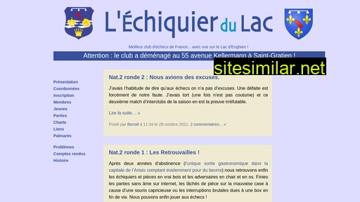 echiquierdulac.fr alternative sites