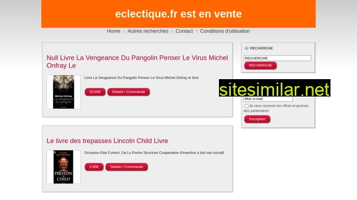 eclectique.fr alternative sites