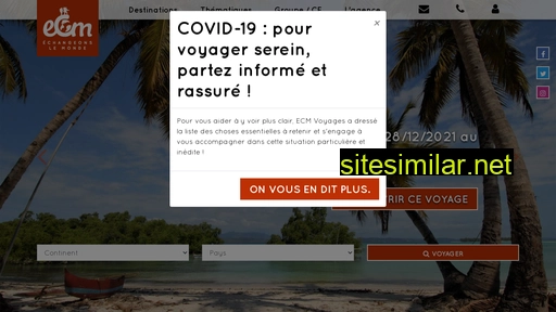 ecm-voyages.fr alternative sites