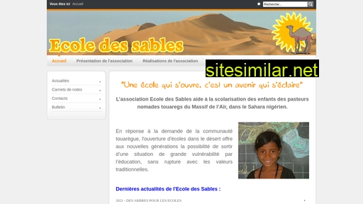 ecole-des-sables.fr alternative sites