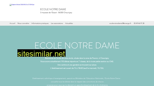 ecole-notre-dame.fr alternative sites