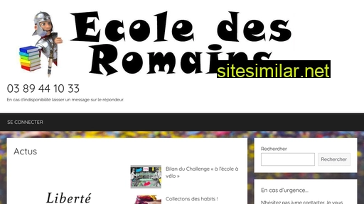 ecole-romains.fr alternative sites
