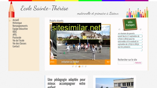 ecole-sainte-therese-lisieux.fr alternative sites
