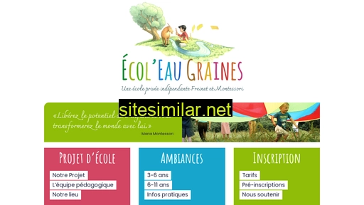 ecoleaugraines.fr alternative sites