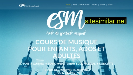 ecoleduspectaclemusical.fr alternative sites