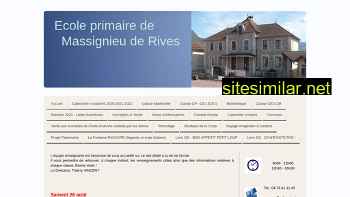 ecolemassignieu.fr alternative sites