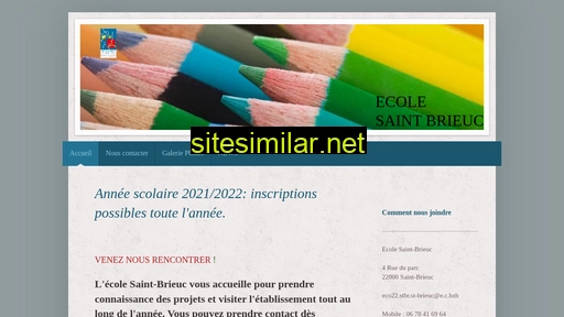 ecolesaintbrieuc.fr alternative sites