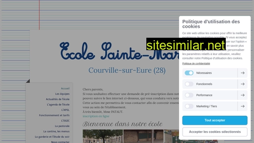 ecolesaintemarie-courville.fr alternative sites